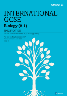 Pearson Edexcel International GCSE Biology: Specification